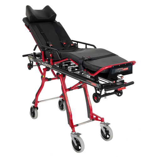 Barella con carrello da trasporto - VALENS RX6 - ROYAX - per ambulanze / pneumatica / ad altezza regolabile