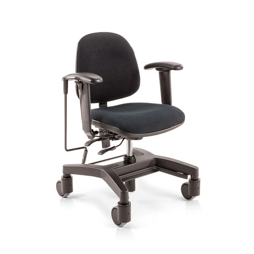 Sedia da ufficio con braccioli - Mobility 2300 - Score BV - con rotelle / con poggiapiedi / ad altezza regolabile