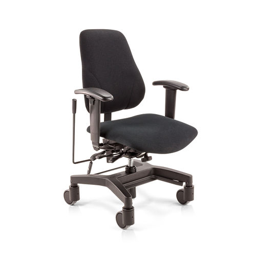 Sedia da ufficio con braccioli - Mobility 5000  - Score BV - con rotelle / con poggiapiedi / ad altezza regolabile