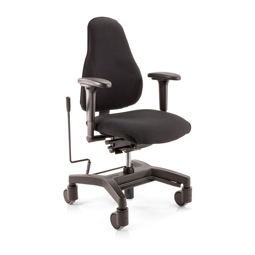 Sedia da ufficio con braccioli - Mobility 5100 Small - Score BV - con rotelle / con poggiapiedi / ad altezza regolabile