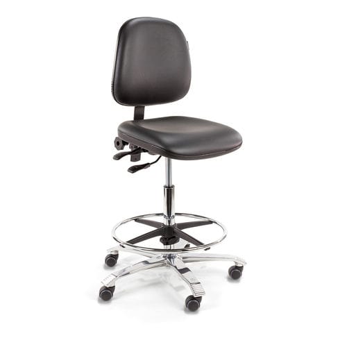 Sedia da ufficio con rotelle - Ergo 2302 - Score BV - ad altezza regolabile