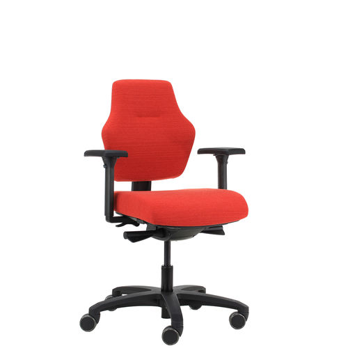 Sedia da ufficio con braccioli - Score BV - con rotelle / ad altezza regolabile / ergonomica