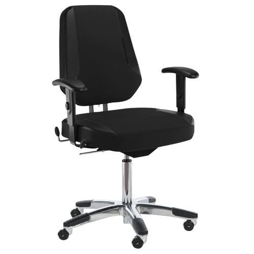 Sedia da ufficio con braccioli - MaXX Medium ESD - Score BV - con rotelle / ad altezza regolabile