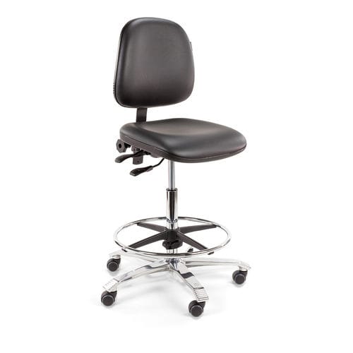 Sedia da laboratorio - Ergo 2302  - Score BV - con rotelle / ad altezza regolabile / ergonomica
