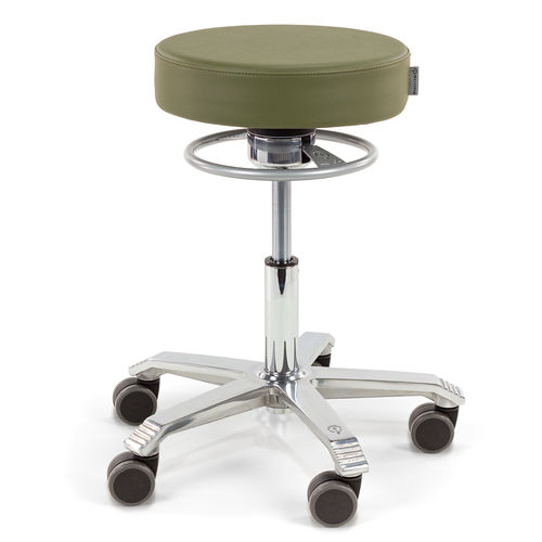 Sgabello per struttura sanitaria - 6100 Balance - Score BV - medicale / ad altezza regolabile / con rotelle