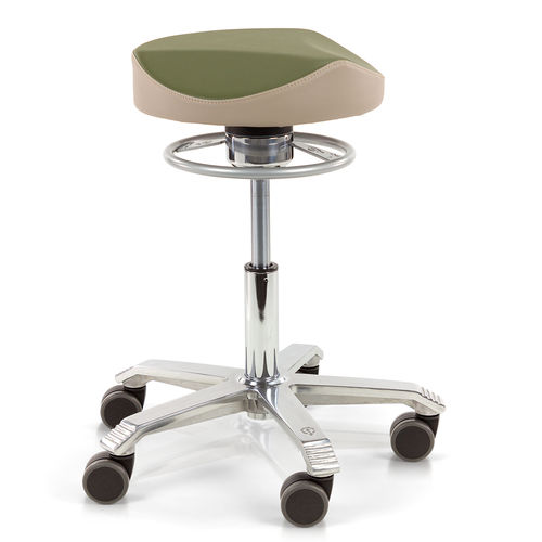 Sgabello per struttura sanitaria - 6300 ergo shape Balance - Score BV - medicale / ad altezza regolabile / con rotelle