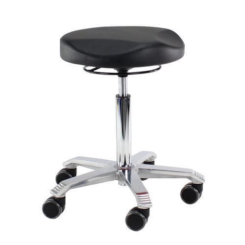 Sgabello per struttura sanitaria - 6300 ESD ergo shape - Score BV - medicale / ad altezza regolabile / con rotelle