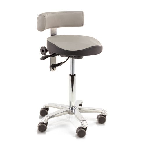 Sgabello per struttura sanitaria - 6321 ergo shape - Score BV - medicale / ad altezza regolabile / con rotelle