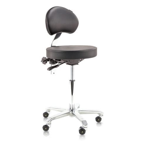Sgabello per struttura sanitaria - 6211 ESD - Score BV - medicale / ad altezza regolabile / con rotelle