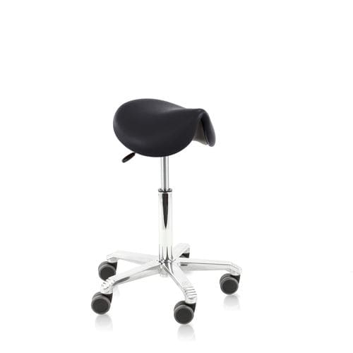 Sgabello per struttura sanitaria - 6500F - Score BV - medicale / ad altezza regolabile / con rotelle