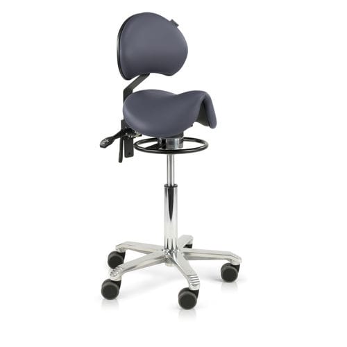 Sgabello per struttura sanitaria - Seamless upholstered Amazone Balance - Score BV - odontoiatrico / ad altezza regolabile / con rotelle