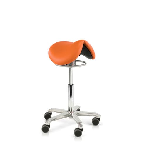 Sgabello per struttura sanitaria - Seamless upholstered Jumper Balance - Score BV - medicale / ad altezza regolabile / con rotelle