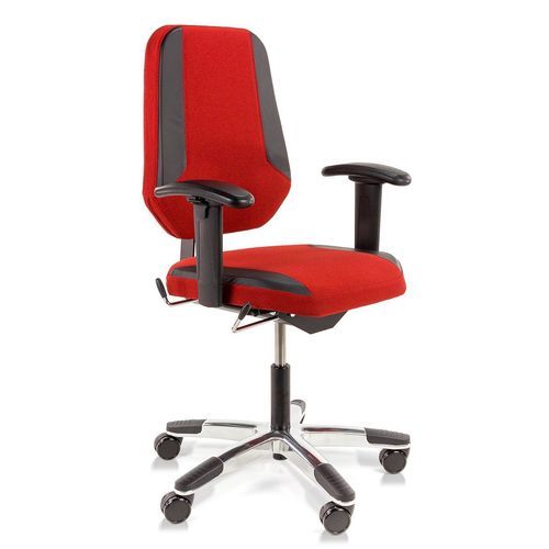 Sedia da ufficio bariatrica - MaXX S - Score BV - con braccioli / con rotelle / con schienale alto