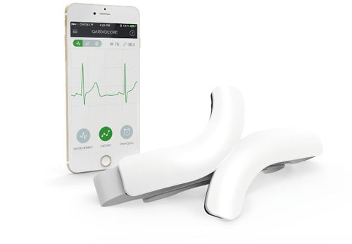 Monitor paziente indossabile - QardioCore - Qardio - di temperatura / ECG / per terapia intensiva