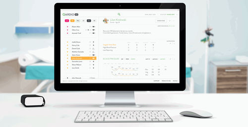 Software di monitoraggio - QardioMD  - Qardio - di gestione dati / di analisi / per monitor della pressione arteriosa