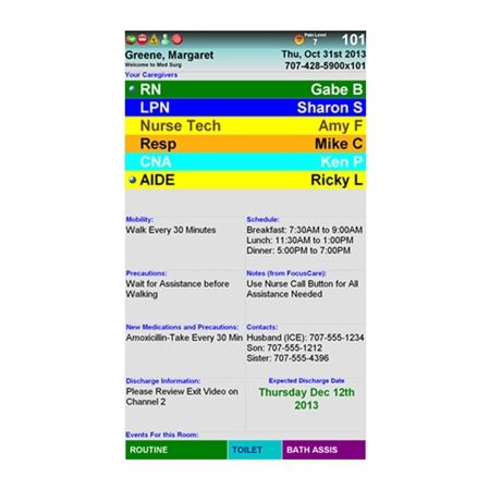 Software di gestione dati dei pazienti - Patient CareBoard™† - WestCall - di pianificazione / per ospedale