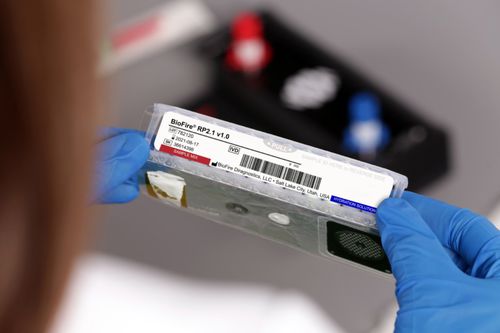 Kit di test per malattie respiratorie - RP2.1  - BioFire Diagnostics - del coronavirus / SARS-COV-2 / dell'influenza A