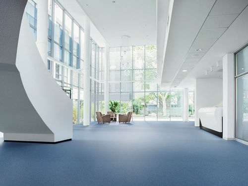 Pavimento in gomma - noraplan® convia - Nora - in PVC / ignifugo