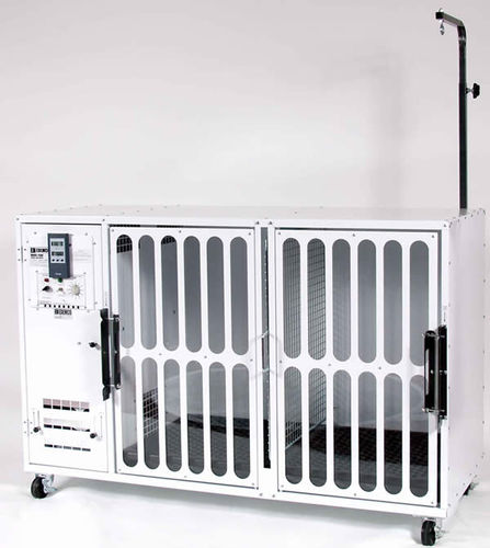 Gabbia veterinaria modulare - F500 - Edemco Dryers - con essiccatoi