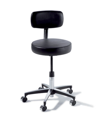 Sgabello per struttura veterinaria - Midmark 275 - Midmark Animal Health - odontoiatrico / ad altezza regolabile / con schienale