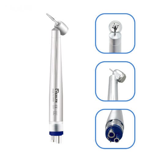 Turbina odontoiatrica - CK45 - Tealth Foshan Medical Equipment Co.,Ltd - pneumatica / 45° / con pulsante