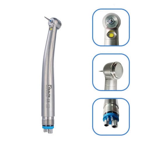 Turbina odontoiatrica - CK-18 Pro - Tealth Foshan Medical Equipment Co.,Ltd - pneumatica / con illuminazione LED / con quadruplo spray esterno
