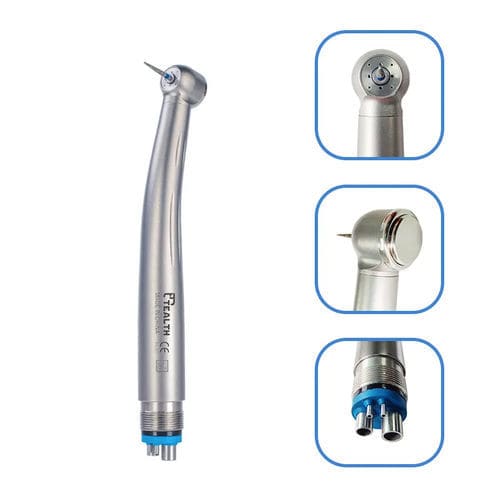Turbina odontoiatrica - CK-08 Pro - Tealth Foshan Medical Equipment Co.,Ltd - pneumatica / in acciaio inossidabile / con quadruplo spray esterno