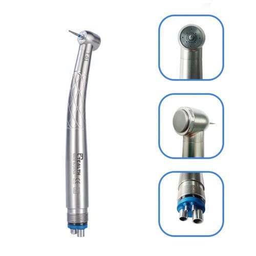 Turbina odontoiatrica - T-01 - Tealth Foshan Medical Equipment Co.,Ltd - pneumatica / in acciaio inossidabile / con quadruplo spray esterno