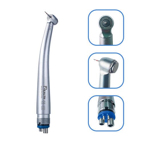 Turbina odontoiatrica - T-02 - Tealth Foshan Medical Equipment Co.,Ltd - pneumatica / dritta / con illuminazione LED