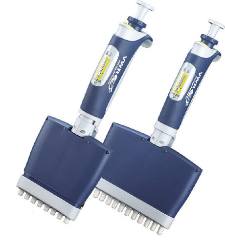 Micropipetta meccanica - 613-7070 - VWR - a pistone / multicanale / a volume regolabile
