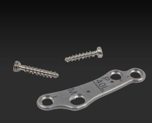 Placca per artrodesi per articolazione metatarso-falangea - NeoFit® - in2bones - in metallo