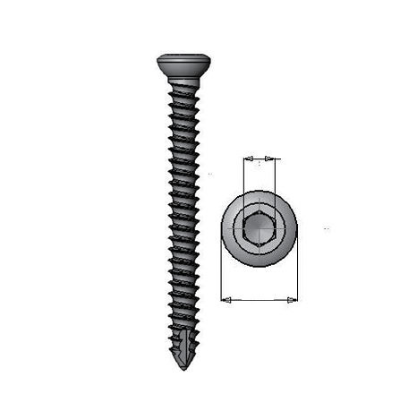 Vite per compressione ossea generica - 36 series - Medicalex - in titanio / in acciaio inossidabile / non bloccata