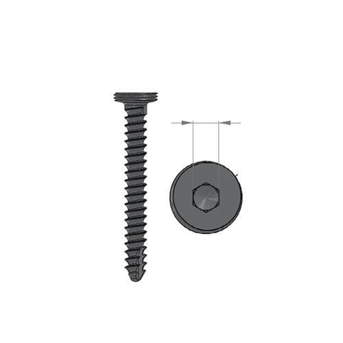 Vite per compressione ossea generica - 36.744 series - Medicalex - in acciaio inossidabile / bloccata / corticale