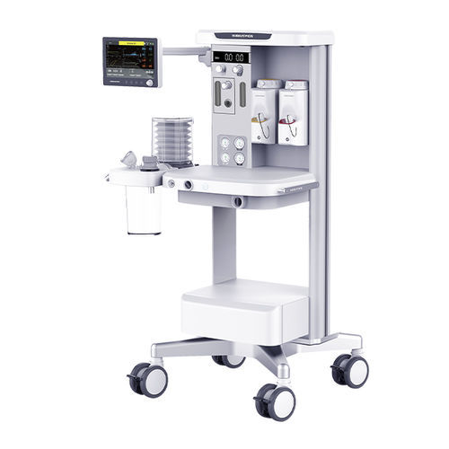 Sistema per anestesia su carrello - X35 - Siriusmed - con monitoraggio respiratorio / con sistema di evacuazione dei gas anestetici / con miscelatore di gas elettronico