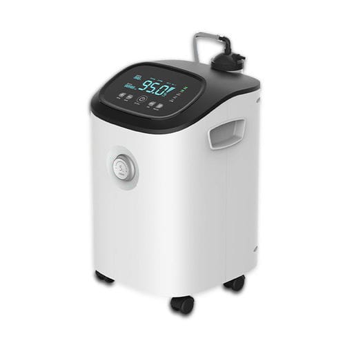 Concentratore di ossigeno medico - CR-P5W - Siriusmed - con rotelle / 1 serbatoio