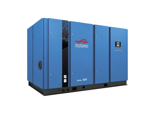 Compressore d'aria medico - ROLLAIR 270E-420 - Worthington Creyssensac - a vite / fisso / lubrificato