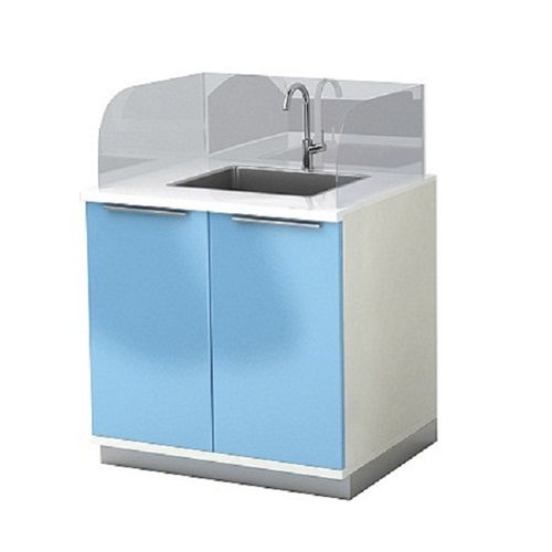 Lavandino medico - JDTSC121A - Jingdong Technology - 1 postazione / in acciaio inossidabile / mobiletto