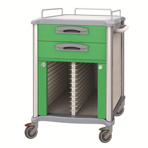 Carrello medico - JDEBL234C - Jingdong Technology - ospedaliero / per cartelle mediche / di stoccaggio