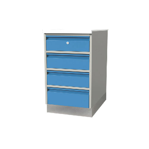 Armadio per ospedale - JDGDG111B - Jingdong Technology - con cassetti / fisso / blu