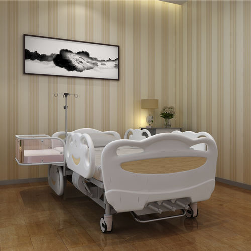 Letto da ospedale - JDCMY-SO171A1(B1) - Jingdong Technology - manuale / ad altezza regolabile / con rotelle