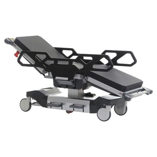 Barella con carrello di emergenza - OTTO-5100 - ISIK KARDESLER MEDIKAL - da trasporto / idraulica / ad altezza regolabile