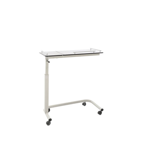 Tavolino servitore con rotelle - HYM-K10 - ISIK KARDESLER MEDIKAL - ad altezza regolabile / ad azionamento manuale