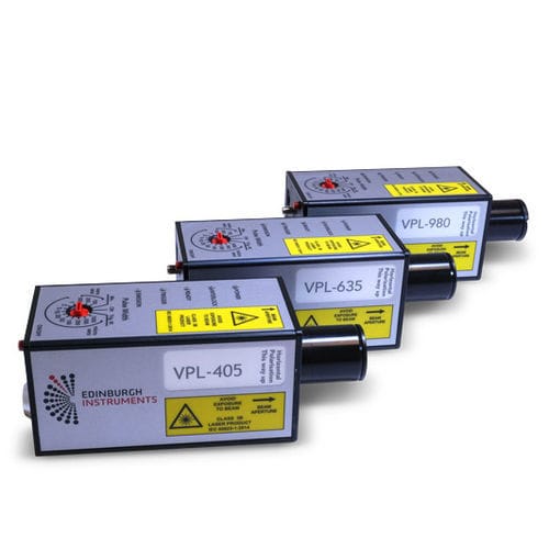 Fonte di luce laser - VPL series - Edinburgh Instruments - di eccitazione / per spettrometria Vis-NIR / compatta