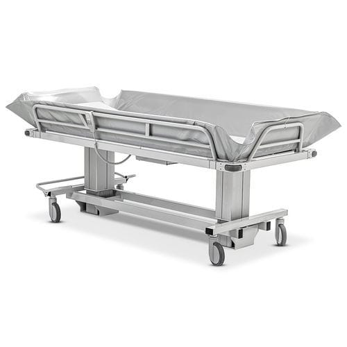 Carrello da doccia ad altezza regolabile - STALHAM-BATHE-40 - Medi-Plinth - bariatrico