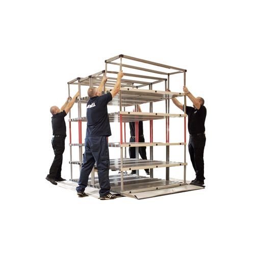 Rack di stoccaggio per barelle mortuarie - Plastic Temporary Mortuary Racking - Nutwell Logistics Limited