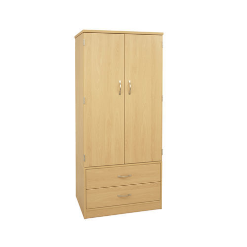 Armadio contenitore - WSU - Tough Furniture - per ospedale / 2 cassetti / 2 porte