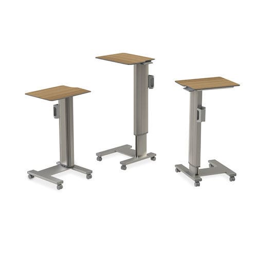 Comodino con rotelle - CT-17 - SYSTMZ - con tavolino servitore integrato
