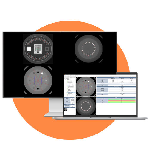 Software per l’imaging integrato - RT Kv  - AQUILAB - per radioterapia / di controllo qualità / 3D