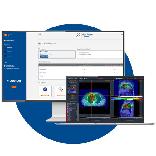 Software di analisi di dati - AQUILAB - di analisi delle immagini / di gestione dati / di gestione di sperimentazione clinica