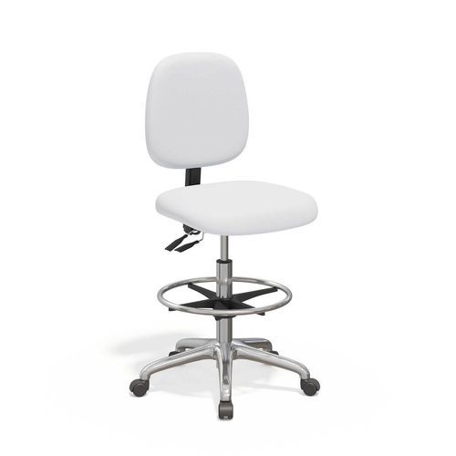 Sgabello da laboratorio - S1500-AL - Stance Healthcare - ad altezza regolabile / con schienale / con poggiapiedi